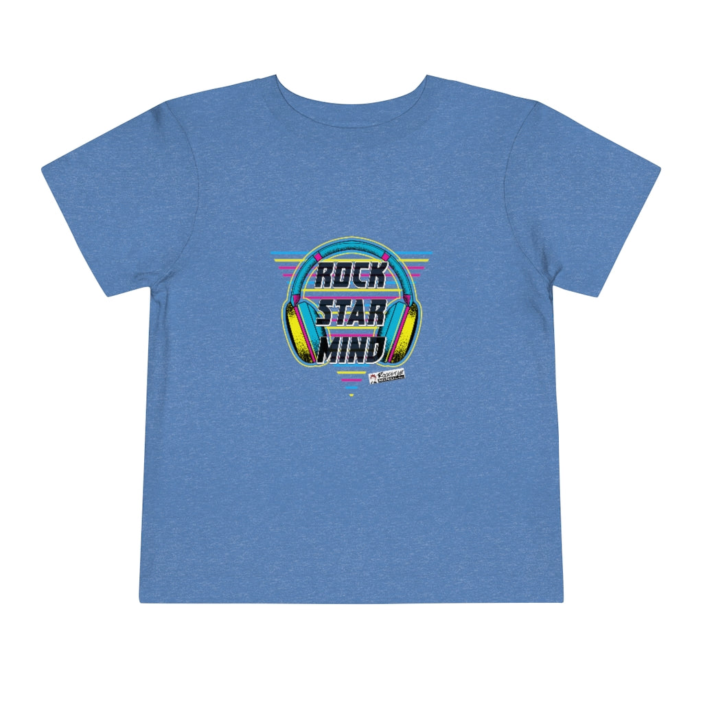 Rockstar Mind Neon Headphones - Toddler Short Sleeve Tee