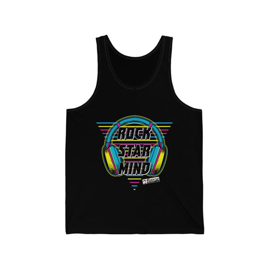 Rockstar Mind Neon Headphones Tank