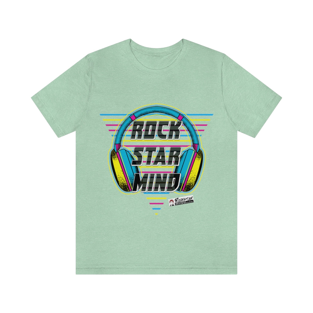 Rockstar Mind Neon Headphones Men's Tee