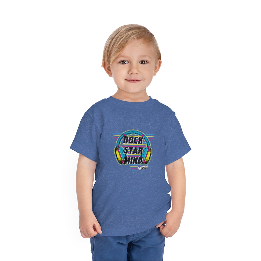 Rockstar Mind Neon Headphones - Toddler Short Sleeve Tee