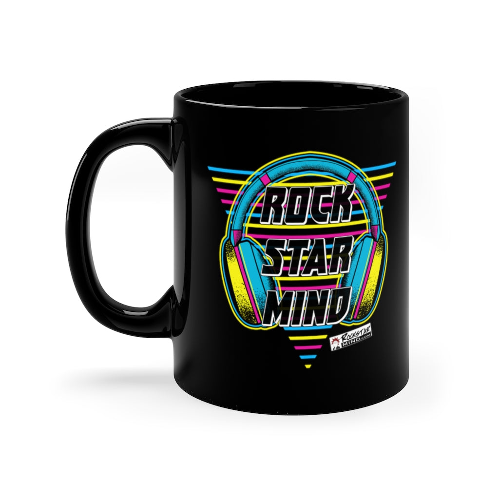 Rockstar Mind Neon Headphones Mug