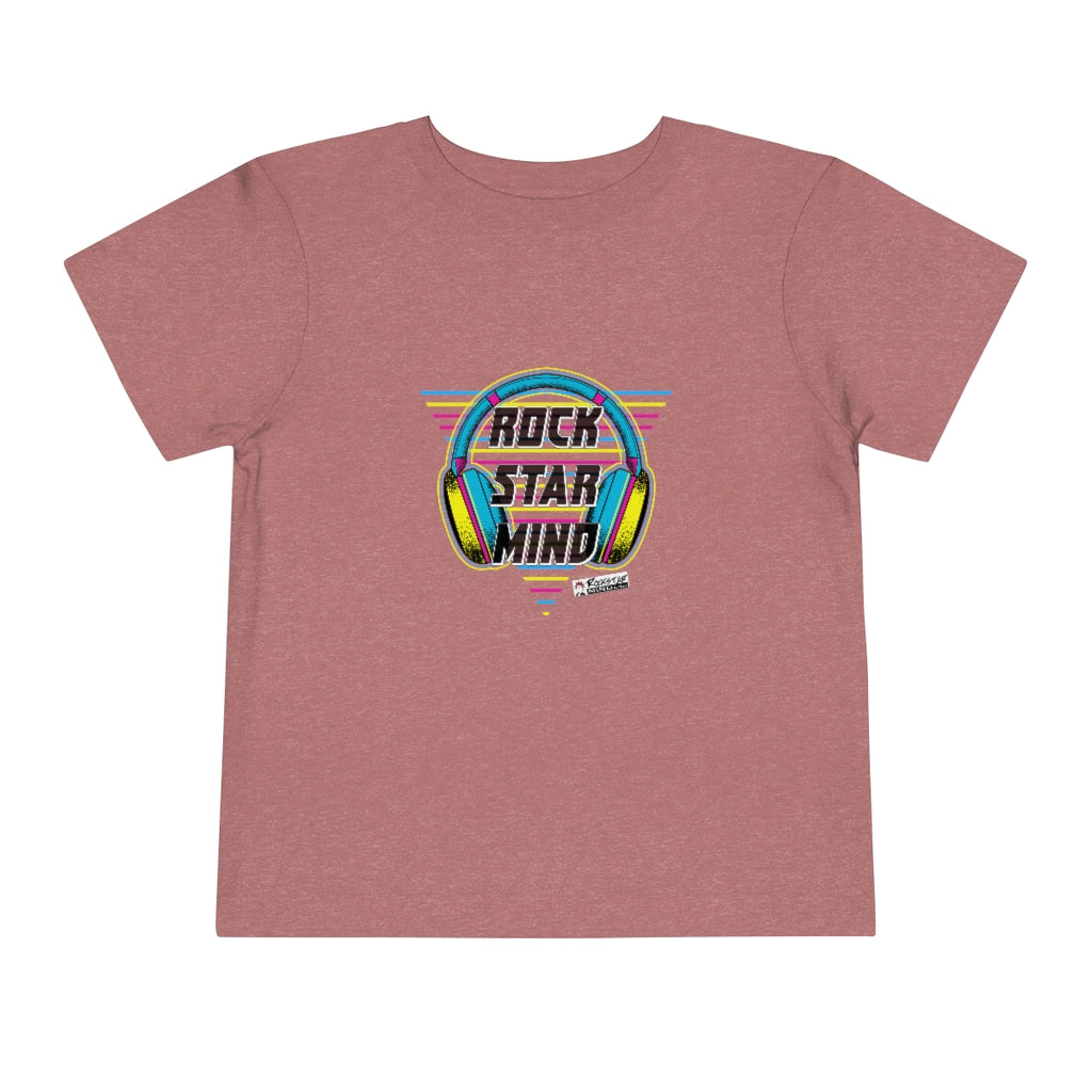 Rockstar Mind Neon Headphones - Toddler Short Sleeve Tee