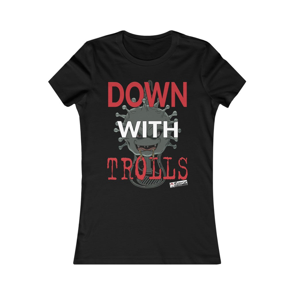 Down With Trolls Ladies Tee